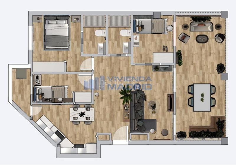 Foto f9a573a4-83a1-4006-89b4-268ae96150ab. Piso en Almenara-Ventilla Madrid