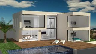 Xalet a La Fustera. Proyecto de chalet con vistas al mar
