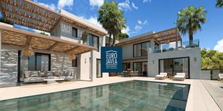 Casa a Partida Comunes-Adsubia. Elegancia contemporánea y lujo mediterráneo en una villa de obra