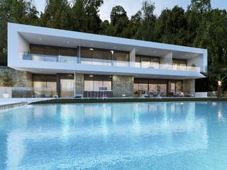 Maison à Puerto. Proyecto de villa estilo contemporáneo a la venta en jávea en cu