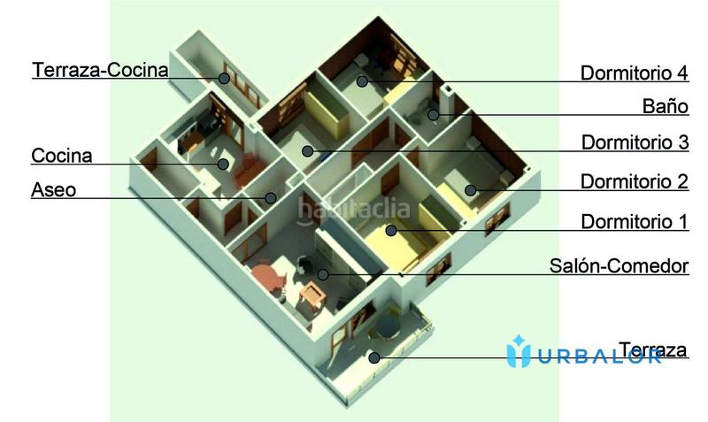 Foto 1c14f20d-b883-4d50-a4ba-0ce792ca0144. Flat with heating parking in Ruta de la Plata Cáceres