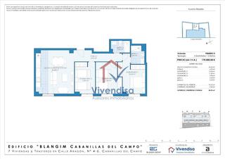 Appartement à Aragón 4. Piso 3 dormitorios, 2 baños y aerotermia en el centro de cabanil