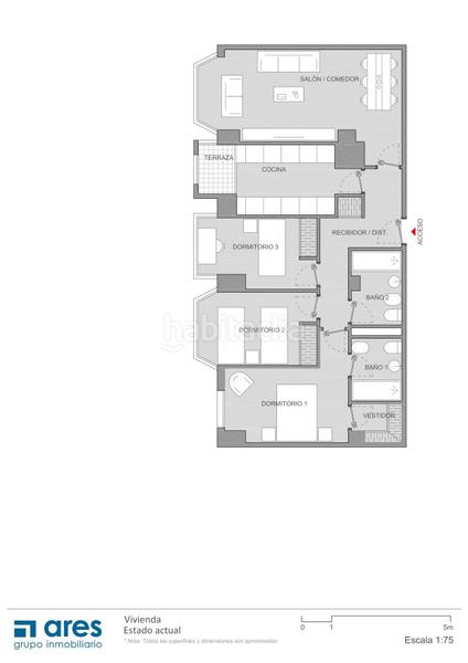 Foto f6394ce7-fa7d-464f-bcc3-9297de35f430. Piso grupo inmobiliario ares presenta vivienda en la zona ramón y cajal en Madrid