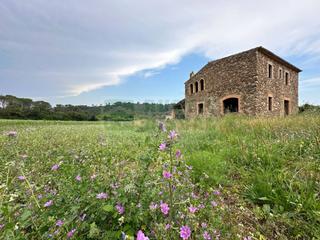 Masia a Crulles, Monells i Sant Sadurn de lHeura. Masa de piedra en venta en sant sadurn de lheura  250m constru