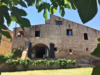 Masia a Borrass�. Gran casa r�stica en venta con jard�n y licencia tur�stica en el
