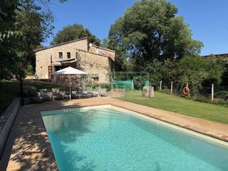 Lloguer Masia a Vilademuls. Masía de alquiler en sant esteve de guialbes con piscina, jardín