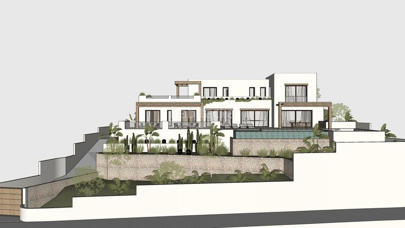Foto 24cb7ed8-35e3-457e-b2f1-4f30c90fec2a. Xalet amb calefacció aparcament piscina a La Fustera Benissa