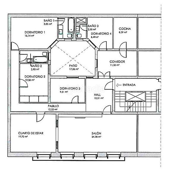 Foto 502e8bee-0fb2-47f8-a625-9f625f3f28e0. Rent flat with heating in Jerónimos Madrid