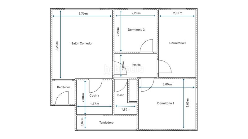 Foto efebce92-08be-4e2a-b8d1-37ce2331d7c8. Flat with heating in Ventas Madrid