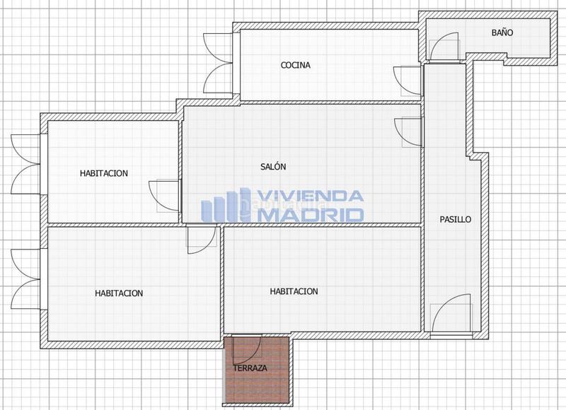 Foto ef3d51e1-3fac-4a31-bd5a-bb3216d0ee21. Flat with heating in Vista Alegre Madrid