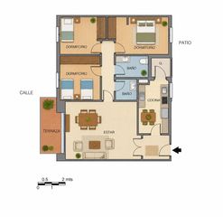 Etagenwohnung in Sotolivar-Mas del Rosari. Mas del rosari  3 dormitorios, garaje, trastero y financiación h