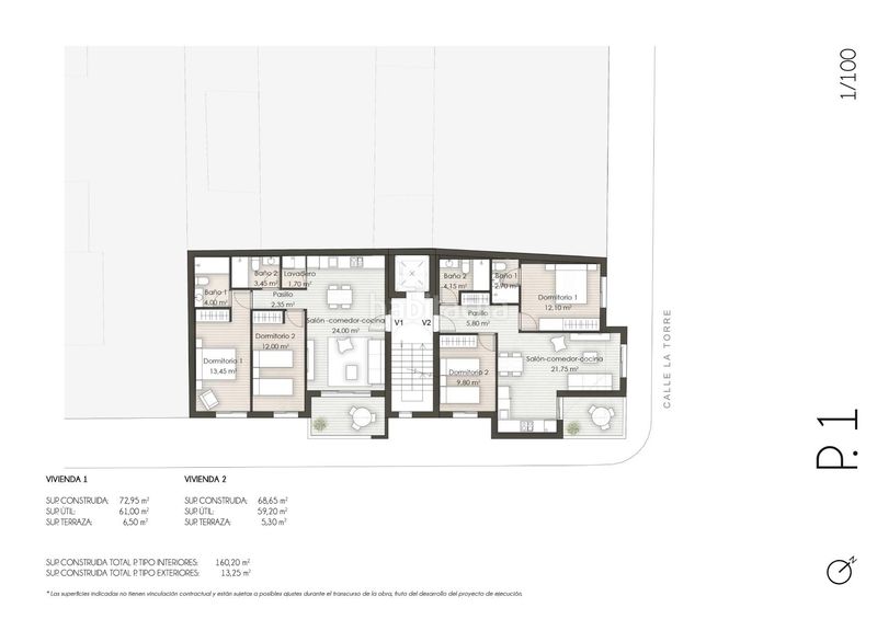 Foto 652a63c5-3b73-4123-9745-a761d5d2ec17. Piso en calle calle de la torre 99 obra nueva de 9 viviendas con zonas comunes y piscina comunitaria!!!! no la dejes escapar!!!! en Elche / Elx