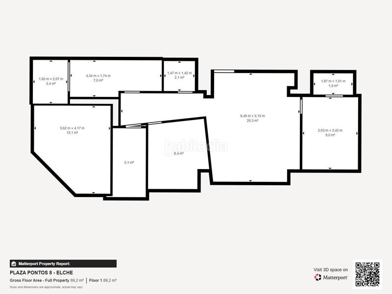 Foto b0dfb4ad-c24f-40a8-a7e7-bc7eb6c2f84b. Appartamento con riscaldamento in Centro Elche / Elx