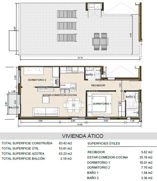 Foto 55df937c-3e94-4f78-86d9-e0fd51aed85a. Attico con parcheggio piscina in Vallpineda-Santa Bàrbara Sitges