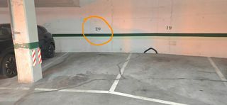 Autoparkplatz in Villalba Pueblo