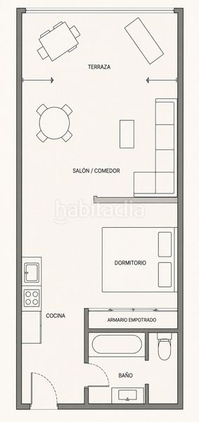 Foto c99dc728-68a2-49d1-a08f-cd4ba8975677. Estudi amb calefacció piscina a Riviera del Sol Mijas