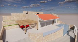 Xalet a Callosa d´en Sarrià. Chalet en construcción en callosa d en sarrià