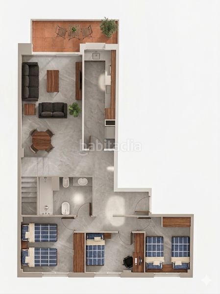 Foto b140e335-5f40-4c6f-9812-11eff8af9350. Dúplex amb calefacció aparcament piscina a Torre - Sana Terrassa