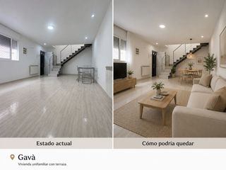 Casa a Passeig Maragall. Casa con gran terraza y potencial de ampliación en el centro de