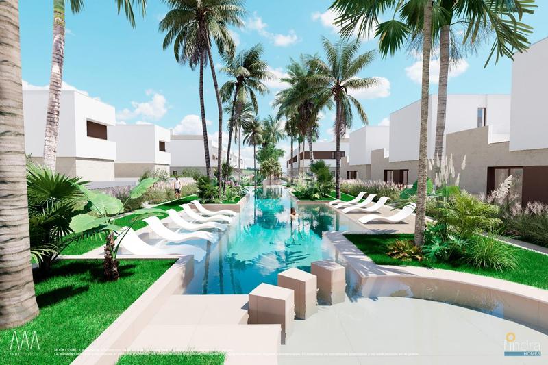 Foto 7c2f00bb-1a41-4550-a346-a0f23b2a03fb. Chalet avec parking piscine dans Las Lomas de Rame-Bahía Bella Alcázares (Los)