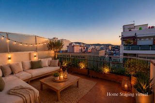 Ático en Poblenou. Ático con terraza y vistas despejadas en pineda de mar!