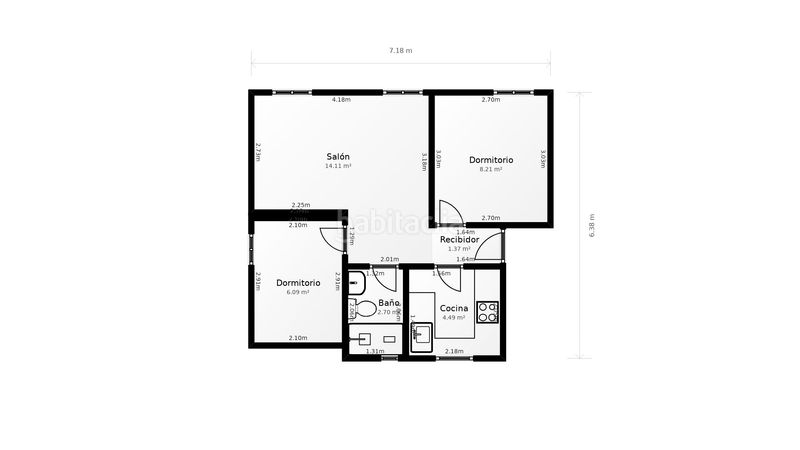 Foto 75b1df38-89ed-4528-ae0d-421081e28d62. Flat with heating in Buena Vista Madrid