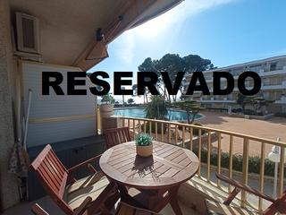 Appartement in Cap de Sant Pere. Cambrils vistas mar a 10 metros de la playa/1 habitacion.