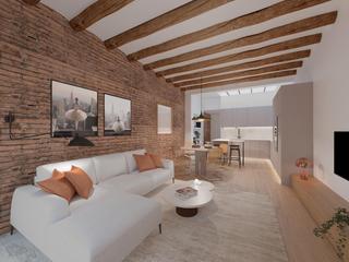 Casa en Sants. Casa nueva , a estrenar, 3 hab, 3 baos, terraza y piscina, en z