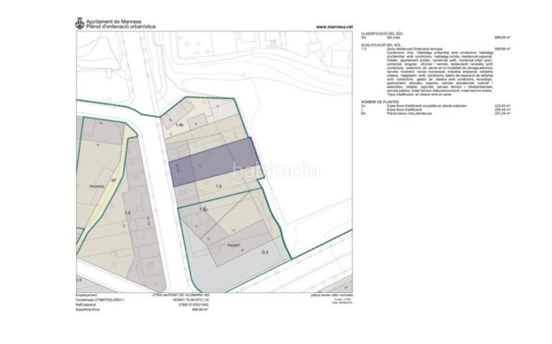 Foto 2600d06f-e8dd-4bc1-aedb-4e676ed56c61. Terrain résidentiel dans Font dels Capellans - Sagrada Familia Manresa