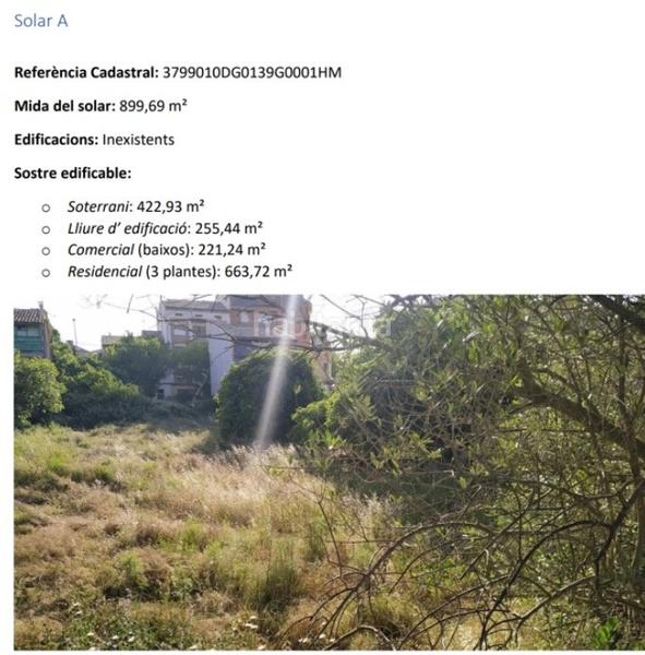 Foto d3fd8bd9-35b4-4901-a22e-81f69d5cc0ad. Terrain résidentiel dans Font dels Capellans - Sagrada Familia Manresa