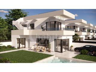 Maison jumelée à Montesinos (Los). Promoción de villas pareadas de obra nueva a la venta en urbaniz