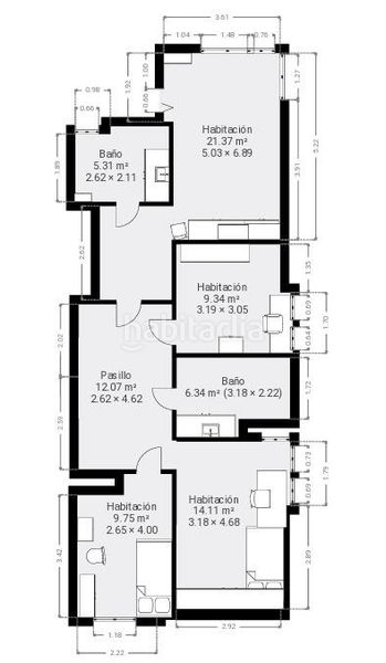 Foto 54df80cb-7bde-4db9-b545-76aac2cbd710. Casa adosada exclusiva casa esquinera de 386m2 con jardín privado y piscina en lEixample. en Sant Cugat del Vallès
