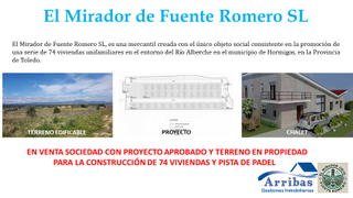 Terreny residencial a Calle número 25 33. Venta de sociedad con terreno y proyecto