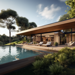 Casa a Mas Pere-Río de Oro. Casa con gran terraza y piscina en mas pere, calonge