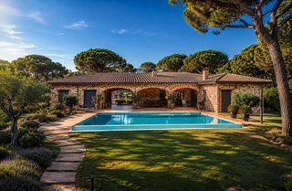 Chalet in Pals. Villa de lujo con vistas al campo de golf de pals  costa brava