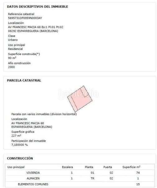 Foto aa18d486-db8c-41b4-900e-60af384d2f01. Piso  en venta en Nucli Urbà Esparreguera