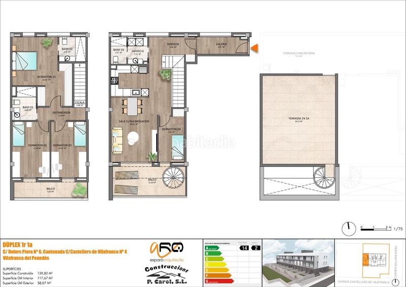 Foto 084b9c35-fc0c-4ae6-b108-6a7494673d40. Zweistöckige wohnung mit parking in La Girada Vilafranca del Penedès
