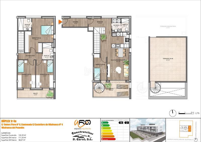 Foto 12b9752e-7dc2-4a57-922d-17ae38c38e80. Zweistöckige wohnung mit parking in La Girada Vilafranca del Penedès