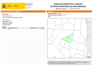 Fondo rustico  Carretera tamajon. Finca rustica en venta en valverde de los arroyos