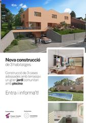 Casa aparellada a Ametlla del Valls (L). Obra nueva - conjunto de 3 casas con zona comunitaria y piscina