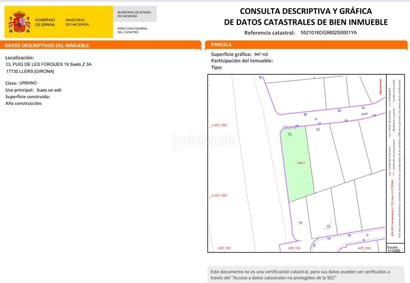 Foto fb446b67-72f8-4015-b907-08a1d52e9f04. Terreny residencial a Llers