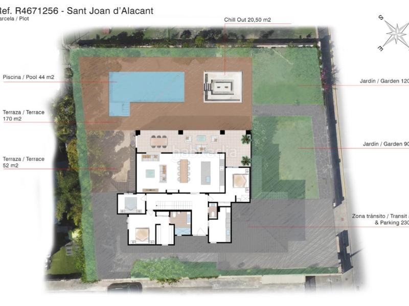 Foto c918cb3f-b799-42b7-a0a0-11bf6a581039. Casa amb piscina a La Font-Mezquitas San Juan de Alicante