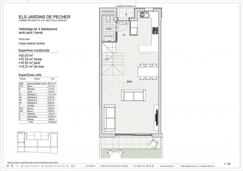 Foto 6e83d7f7-0c89-480d-a758-a54eb5c69872. Reihenhaus mit heizung parking in Mas Trempat-Sant Amanç-Casa Nova Sant Feliu de Guíxols