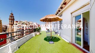 Penthouse in Russafa. Espectacular ático con terraza frente al mercado de ruzafa