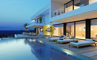 Chalet à Cumbre del Sol. Villas de lujo frente el mar en cumbre del sol  javea  finest re