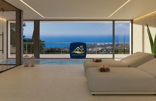 Chalet à Benimeit-Tabaira. Villa de lujo con vistas al mar en venta en moraira costa blanca