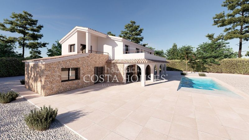 Foto c2fc57ac-7986-42e2-86ad-b0cd5eb79373. Xalet amb calefacció aparcament piscina a Benissa pueblo Benissa