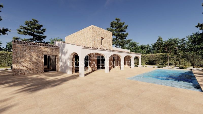 Foto dea8dc6f-0e10-41df-9299-3f918cf14ea0. Masia amb calefacció aparcament piscina a Benissa pueblo Benissa