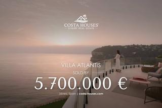 Xalet a Portichol-Balcón al Mar. Villa atlantis  1a linea mar javea  lujosa propiedad frente al m