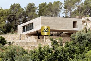 Xalet a La Fustera. Villa concrete  villa de diseño con vistas al mar en benissa  ex